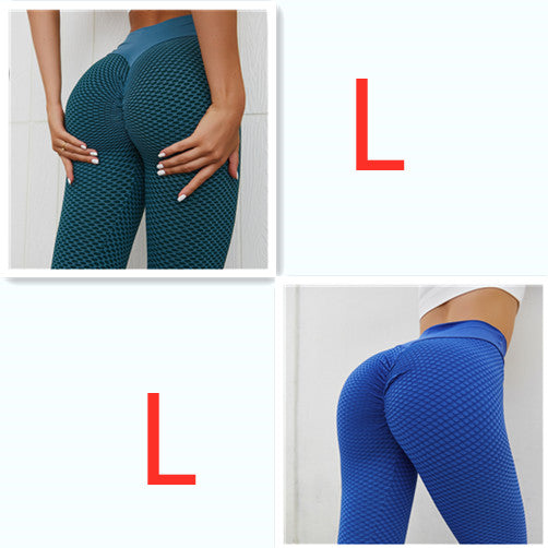 Plaid Leggings Fitness Yoga Pants Women's Seamless High Waist Leggings Breathable Gym