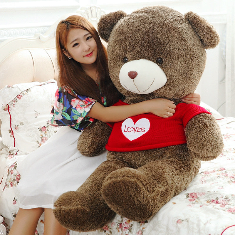 60CM to 200CM cheap giant unstuffed empty teddy bear bearskin coat soft big skin shell Semi-finished plush toys soft kid doll