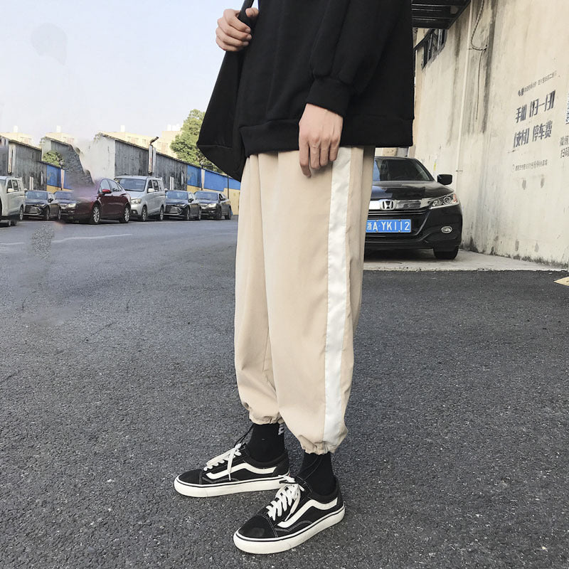 Sports Pants Hong Kong Style Loose Casual Thin Student Trend