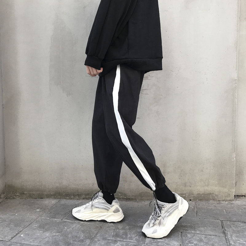 Sports Pants Hong Kong Style Loose Casual Thin Student Trend