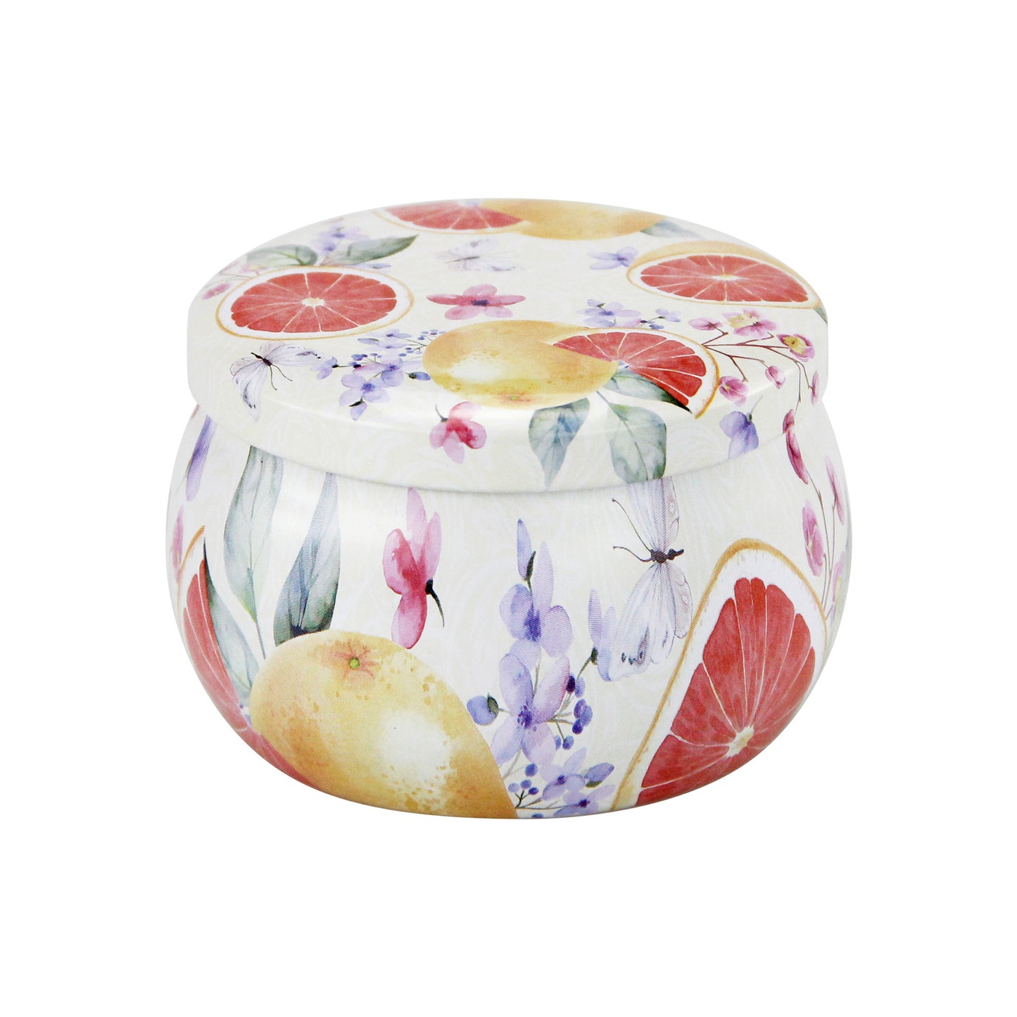 Popular Ethnic Style Aromatherapy Jar Candle Tinplate Wedding Candy Gift Box Round Tea Universal Packaging Box