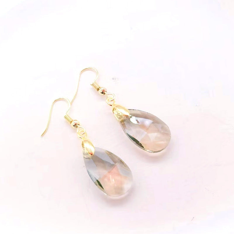 Long Geometric Water Drop Earrings Fashion