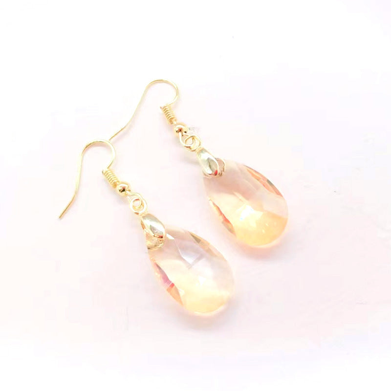 Long Geometric Water Drop Earrings Fashion