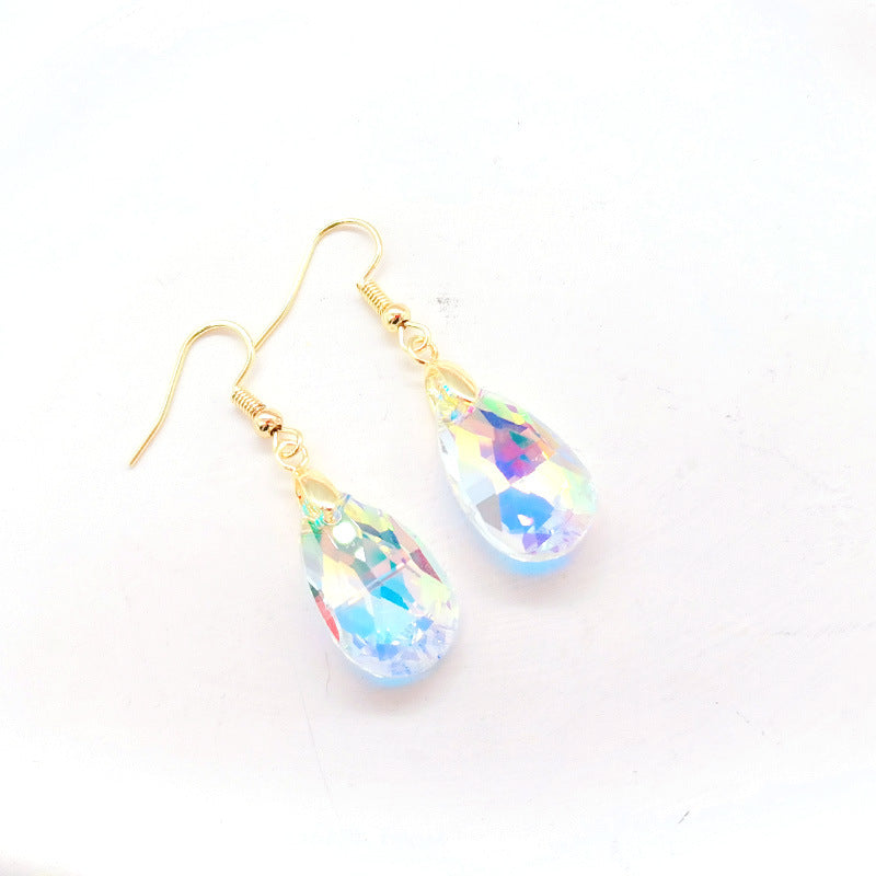 Long Geometric Water Drop Earrings Fashion