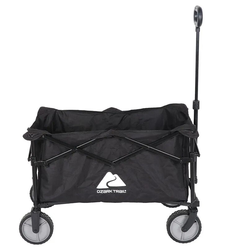 Ozark Trail Multi-Purpose Big Bucket Cart, Black Wagon shopping trolley