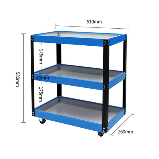 Trolley Tool Box With Wheels Rolling Service Storage Tools Workshop Cabinets Garage Cabinet Organizer Cart Holder Car