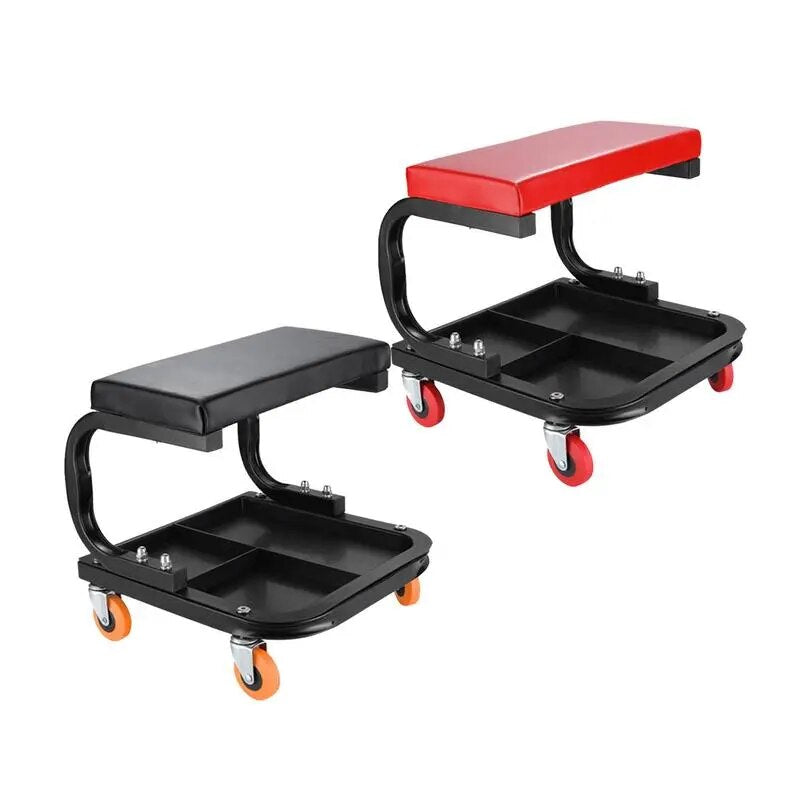 Garage Stool On Wheels Workshop Tools Cart Trolley Workshop Holder Cabinet Garage Workbench Racks Stool With Tool Tray Accessory