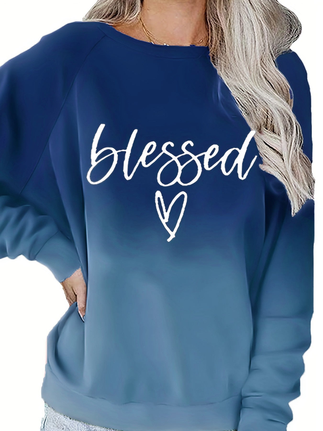 Women's Fashion Letter Print Sweatshirt