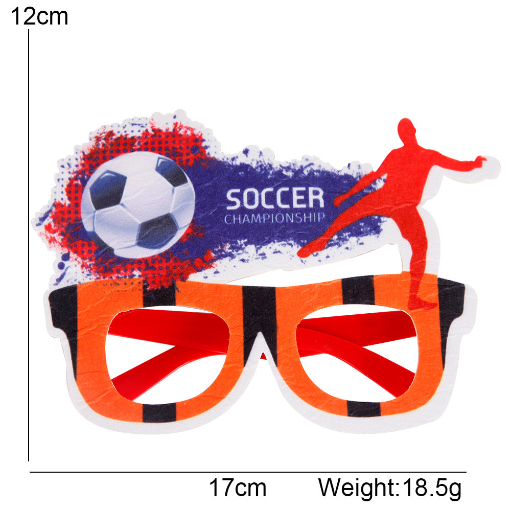 Qatar World Cup Glasses Decorative Photo Props