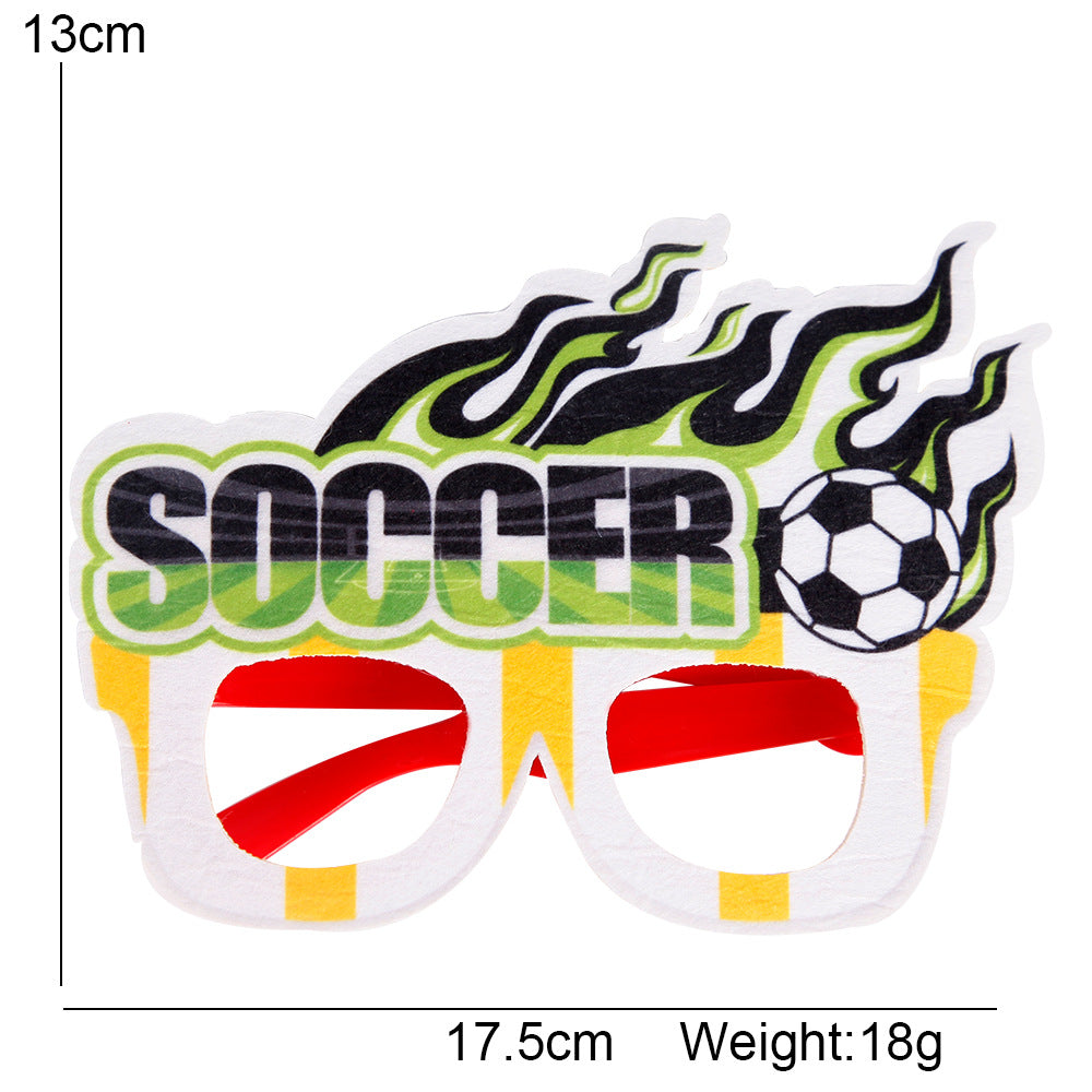 Qatar World Cup Glasses Decorative Photo Props