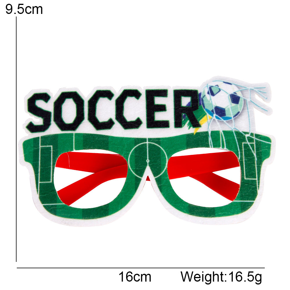 Qatar World Cup Glasses Decorative Photo Props