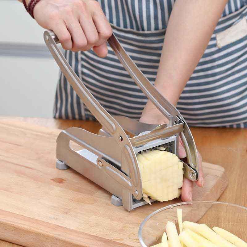 Potato Strip Cutter Household Stainless Steel Hand Pressure