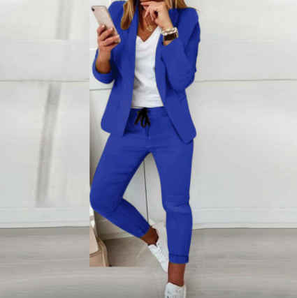 Ladies Fashion OL Suit Trousers Suit