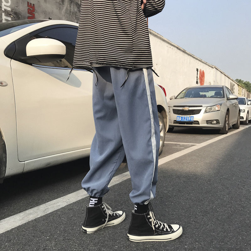 Sports Pants Hong Kong Style Loose Casual Thin Student Trend